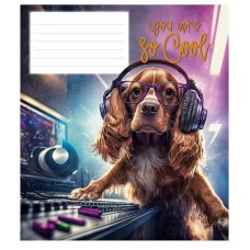 Тетрадь ученическая "You are so cool" 012-3241L-3 в линию, 12 листов