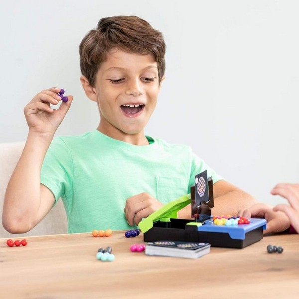 Настольная игра головоломка "IQ game toys" IQ-5 игровое поле, шарики, 40 карточек