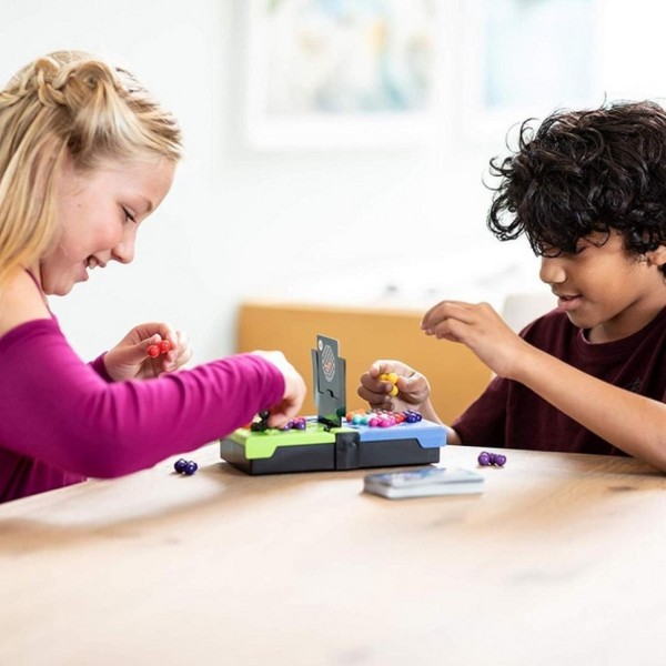 Настольная игра головоломка "IQ game toys" IQ-5 игровое поле, шарики, 40 карточек