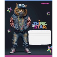 Тетрадь ученическая "Dance star" 018-3276L-1 в линию, 18 листов