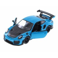 Автомодель легковая PORSCHE 911 GT2 RS 5'' KT5408W, 1:36  Синий