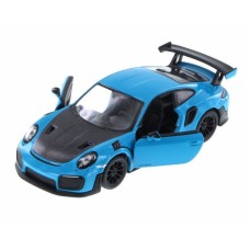 Автомодель легкова PORSCHE 911 GT2 RS 5" KT5408W, 1:36  Синій