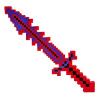Детская игрушка Меч Майнкрафт C49803 со светом и звуком Красный