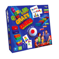 Розвиваюча настільна гра "Color Crazy Cubes" Danko Toys CCC-02-01U з дзвіночком