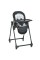 Стілець для годування ME 1037-B CRYSTAL Black Gold до 15 кг