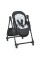 Стілець для годування ME 1037-B CRYSTAL Black Gold до 15 кг