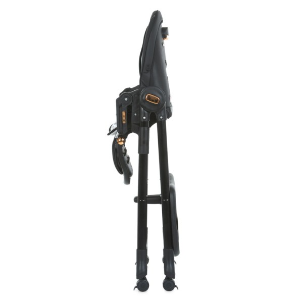 Стілець для годування ME 1037-B CRYSTAL Black Gold до 15 кг