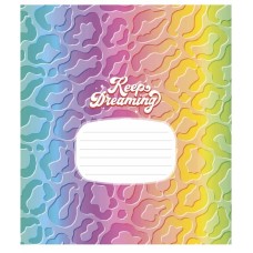 Тетрадь ученическая "Crazy rainbow" 024-3217L-1 в линию, 24 листов