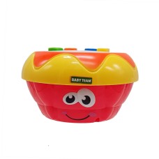 Детская музыкальная игрушка "Барабан" 8643(Red) световые и звуковые эффекты