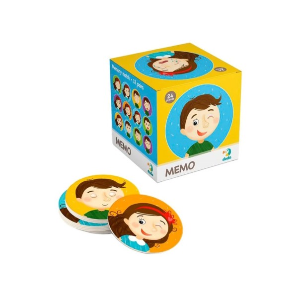 Детская настольная игра Мемо "Эмоции" DoDo 300144, 24 элемента