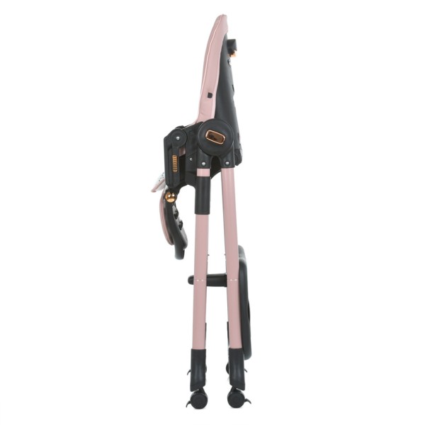 Стілець для годування ME 1037-B CRYSTAL Rose Gold до 15 кг