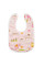 Дитячий слинявчик тканинний MGZ-0600(Pink) на кнопці