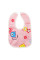 Дитячий слинявчик тканинний MGZ-0600(Pink) на кнопці