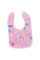 Дитячий слинявчик тканинний MGZ-0600(Pink) на кнопці