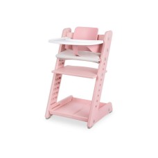 Стульчик для кормления ME 1101 Pink, многоступенчатый, розовый