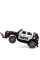 Дитячий електромобіль Джип Bambi M 3259EBLR-1-2, р/у, Чорно-білий
