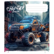 Тетрадь общая "Monster trucks" 048-3283L-4 в линию, 48 листов