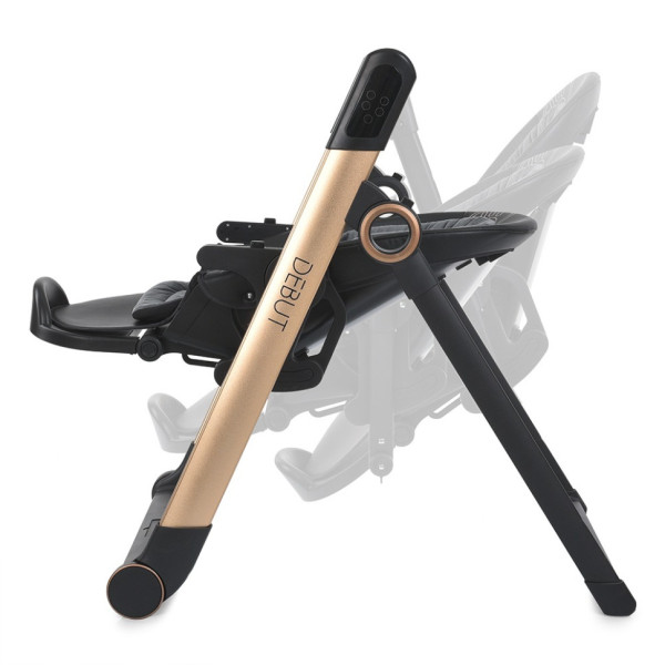 Стульчик-качели для кормления ME 1102 DEBUT Posh Black