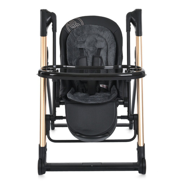 Стульчик-качели для кормления ME 1102 DEBUT Posh Black
