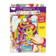 Креативное творчество "Блестящая мозаика: Rainbow Pony" БМ-02-04, 20.6х26 см