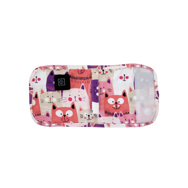 Портативный подогреватель для детских бутылочек "Котик" MGZ-0221(Pink)