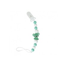 Цепочка для пустышки "Коала" MGZ-0521(Turquoise) силиконовая