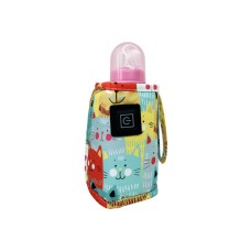 Портативный подогреватель для детских бутылочек "Котик" MGZ-0221(Turquoise)