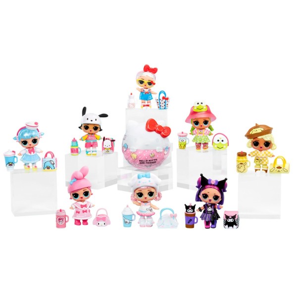 Дитячий ігровий набір із лялькою серії "Loves Hello Kitty" - Hello Kitty та друзі L.O.L. Surprise! 523840