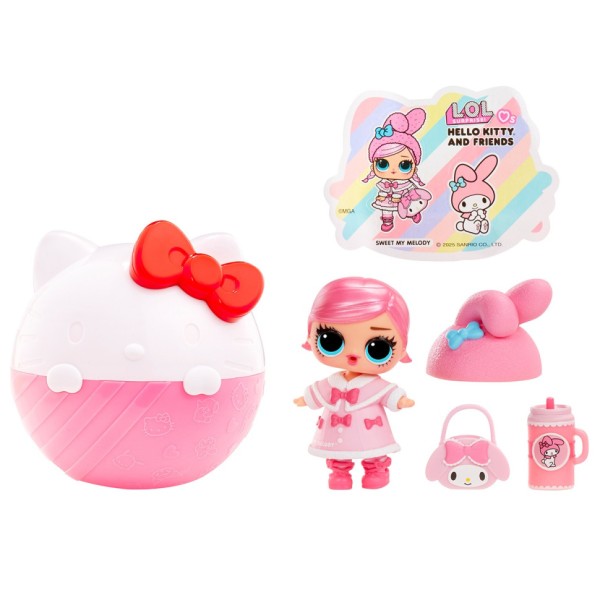 Дитячий ігровий набір із лялькою серії "Loves Hello Kitty" - Hello Kitty та друзі L.O.L. Surprise! 523840