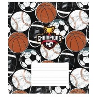 Зошит учнівський "Champions" 024-3342K-1 в клітинку, 24 аркушів