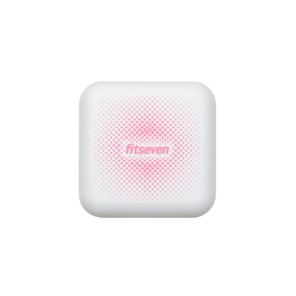 Кейс для капсул Fitseven UZSPACE TP005WP, белый с ромбами