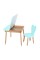 Детский стол 04-025B-DESK, со стульчиком, голубой