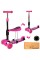 Дитячий самокат iTrike JR 3-054-P MAXI з кошиком