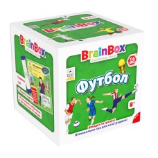 Карточная игра Brainbox "Футбол" Yago BZZBRFB02UA 55 карточек 1 игральный кубик