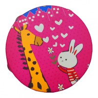 Деревянная игрушка Бубен MD 0367  15 см  КроликиЖираф