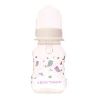 Пляшечка для годування з силіконовою соскою 1111_білий 125 мл