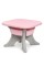 Дитячий столик з двома стільцями NEW TABLE-8 сіро-рожевий