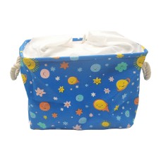 Корзина из хлопка Bambi CLR619  корзинки 35-25-26см Космос