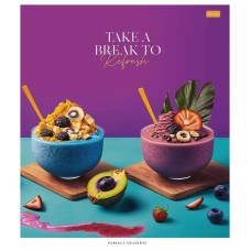 Тетрадь общая "Juicy world" 048-3281L-1 в линию, 48 листов