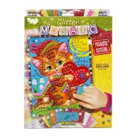 Креативна творчість "Блискуча мозаїка: Kitten" БМ-02-02, 20.6х26 см