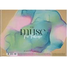 Альбом для смешанных техник рисования PB-SC-020-314-2 спираль 20 листов