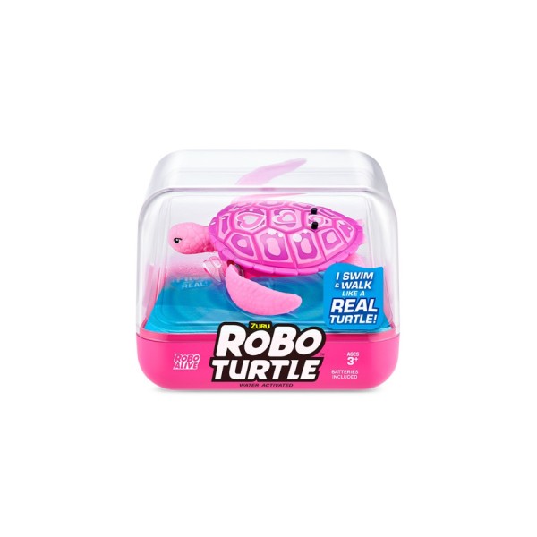 Интерактивная игрушка РОБОЧЕРЕПАХА Pets & Robo Alive 7192UQ1-2 фиолетовая
