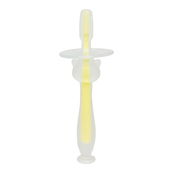 Силиконовая зубная щетка Mumlove MGZ-0707(Yellow) с ограничителем