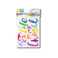 Набор декоративных наклеек А3 "One life" НДН-03-3