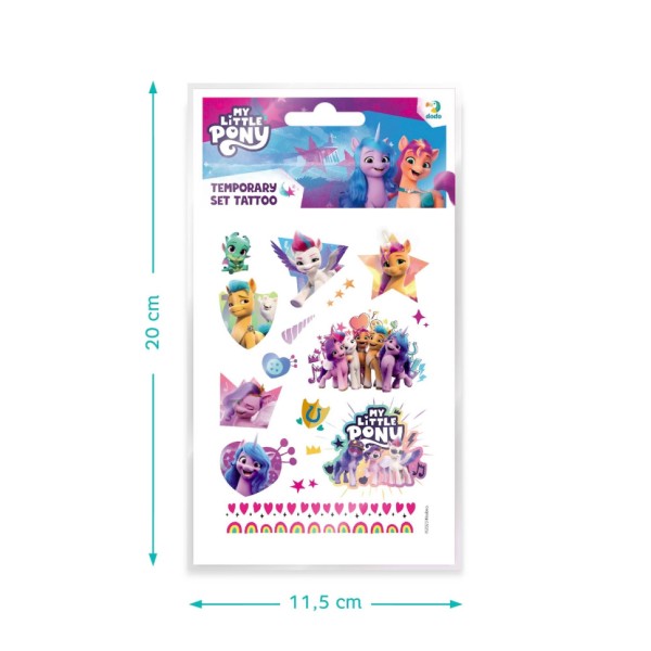 Набор детских временных татуировок "My Little Pony" 200437, 4 листа