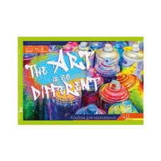Альбом для малювання "The Art is so Different" АП-0305-1, 40 аркушів, скоба з перфорацією