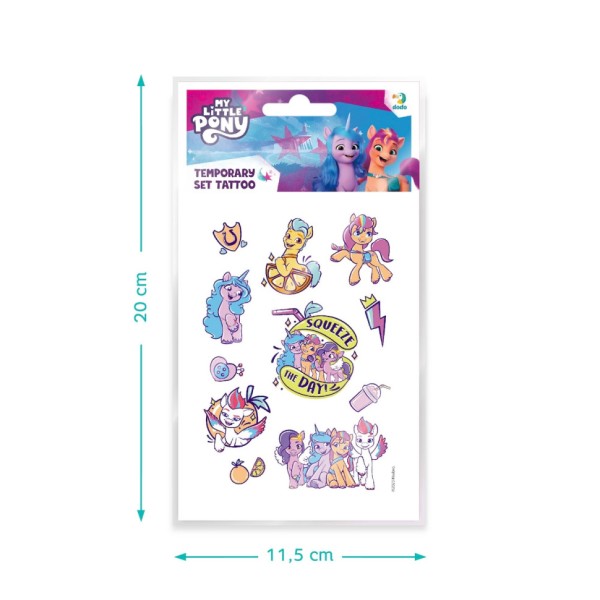 Набор детских временных татуировок "My Little Pony" 200438, 4 листа