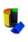 Склянка для ручок COLOR-IT 468 пластикова 10х10х11 см