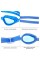 Окуляри для плавання Quest Swimming NE-PL-800-B сині