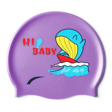 Шапочка для плавання дитяча Fish NE-SW-390-V, фіолетова